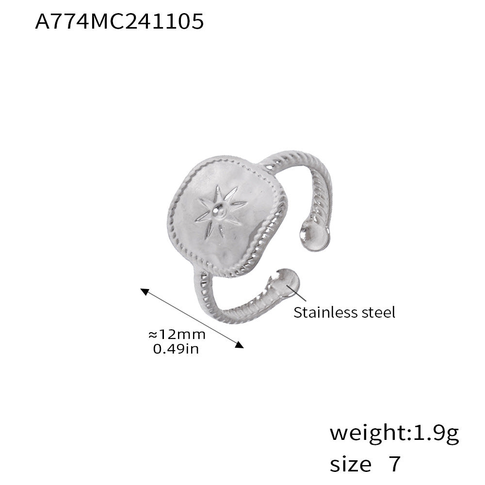 Fashion textured ring