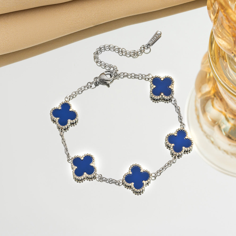 Women's Essentials 925 Silver Clover Bracelet