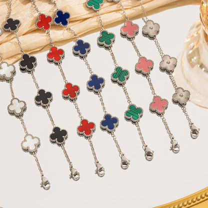 Women's Essentials 925 Silver Clover Bracelet
