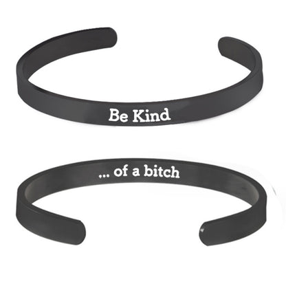 Be Kind Cuff Mantra Cuff Bracelet
