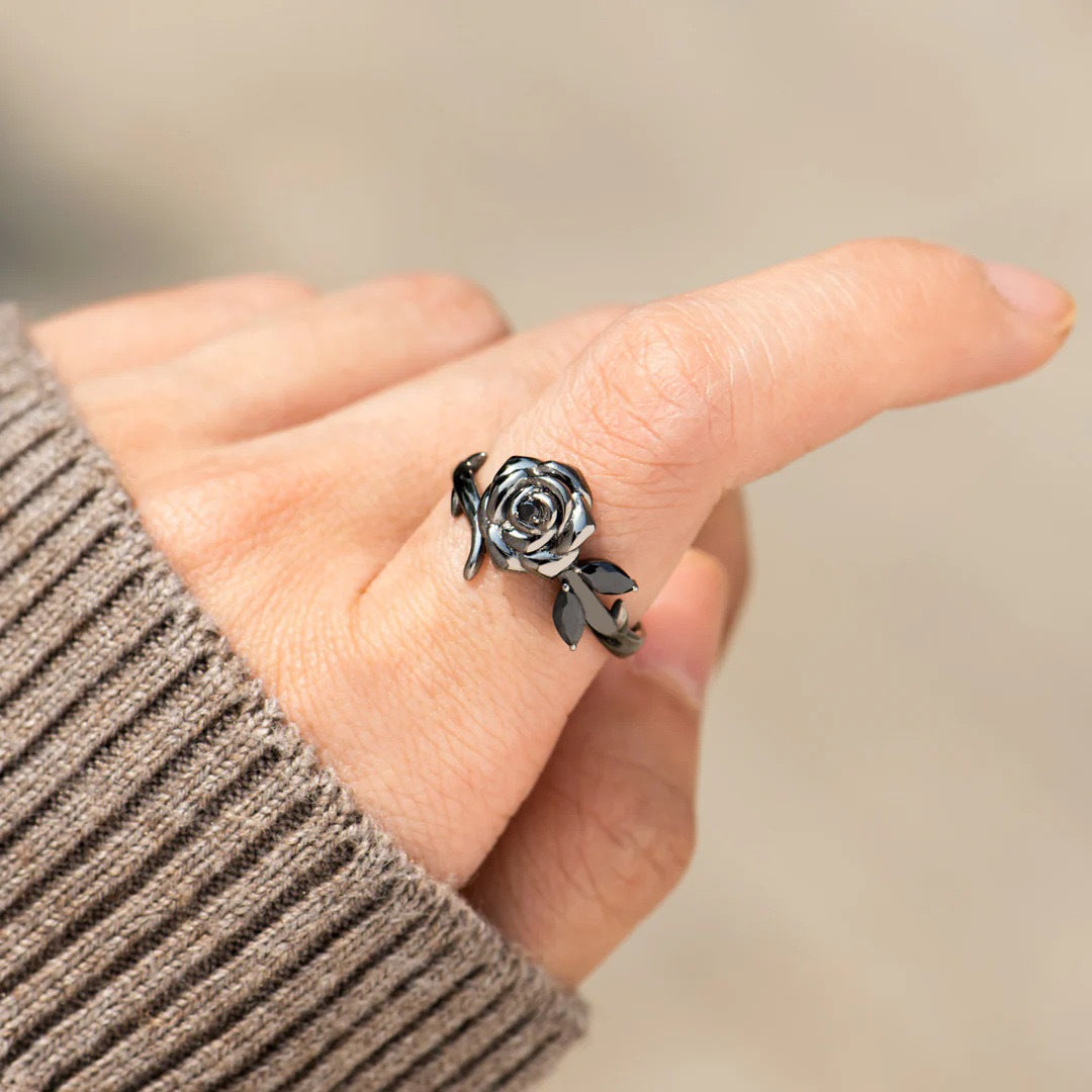Black Rose Self-Love Ring
