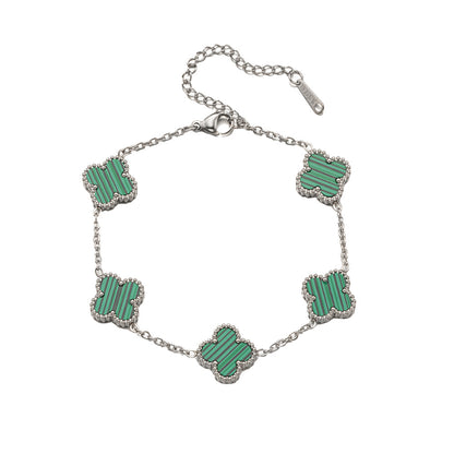 Women's Essentials 925 Silver Clover Bracelet