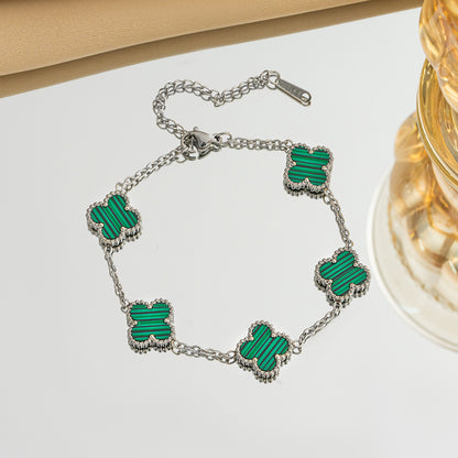 Women's Essentials 925 Silver Clover Bracelet