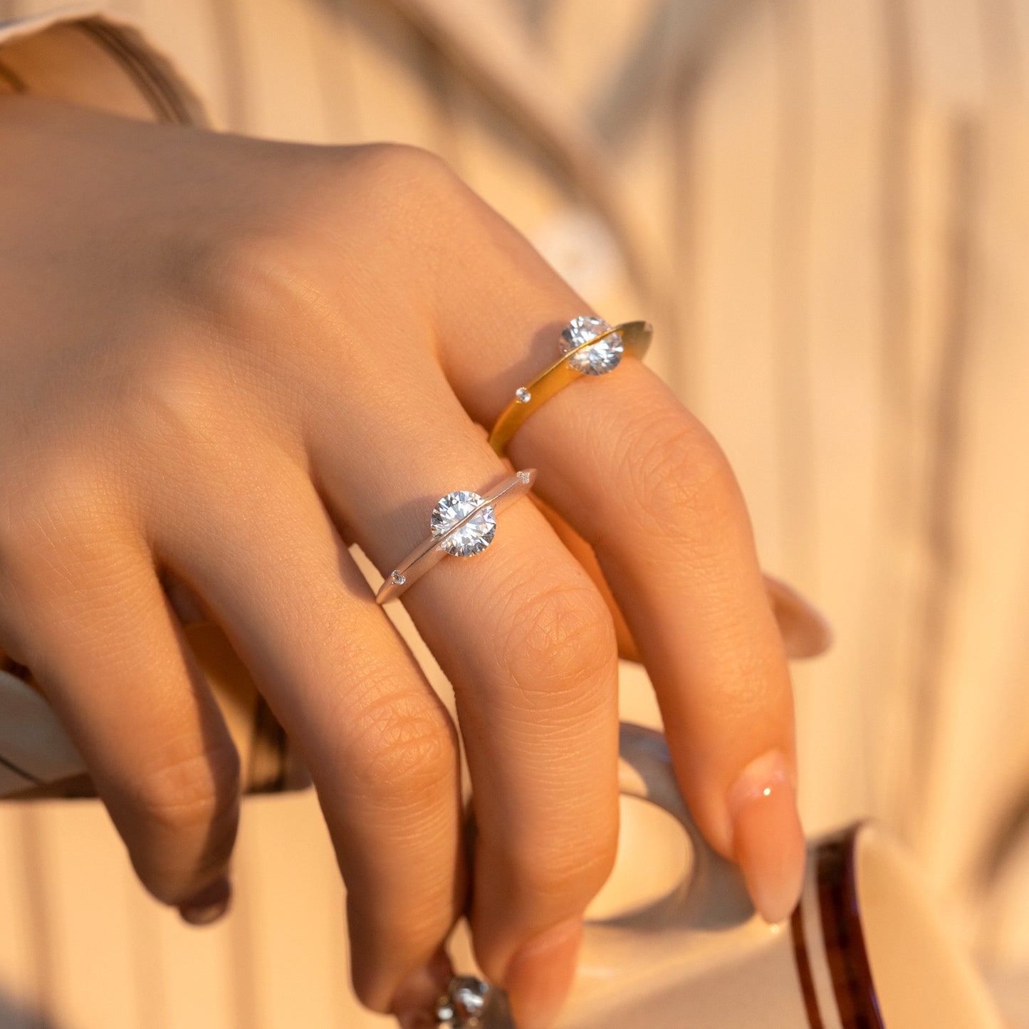 Cosmic Star Spiral Ring