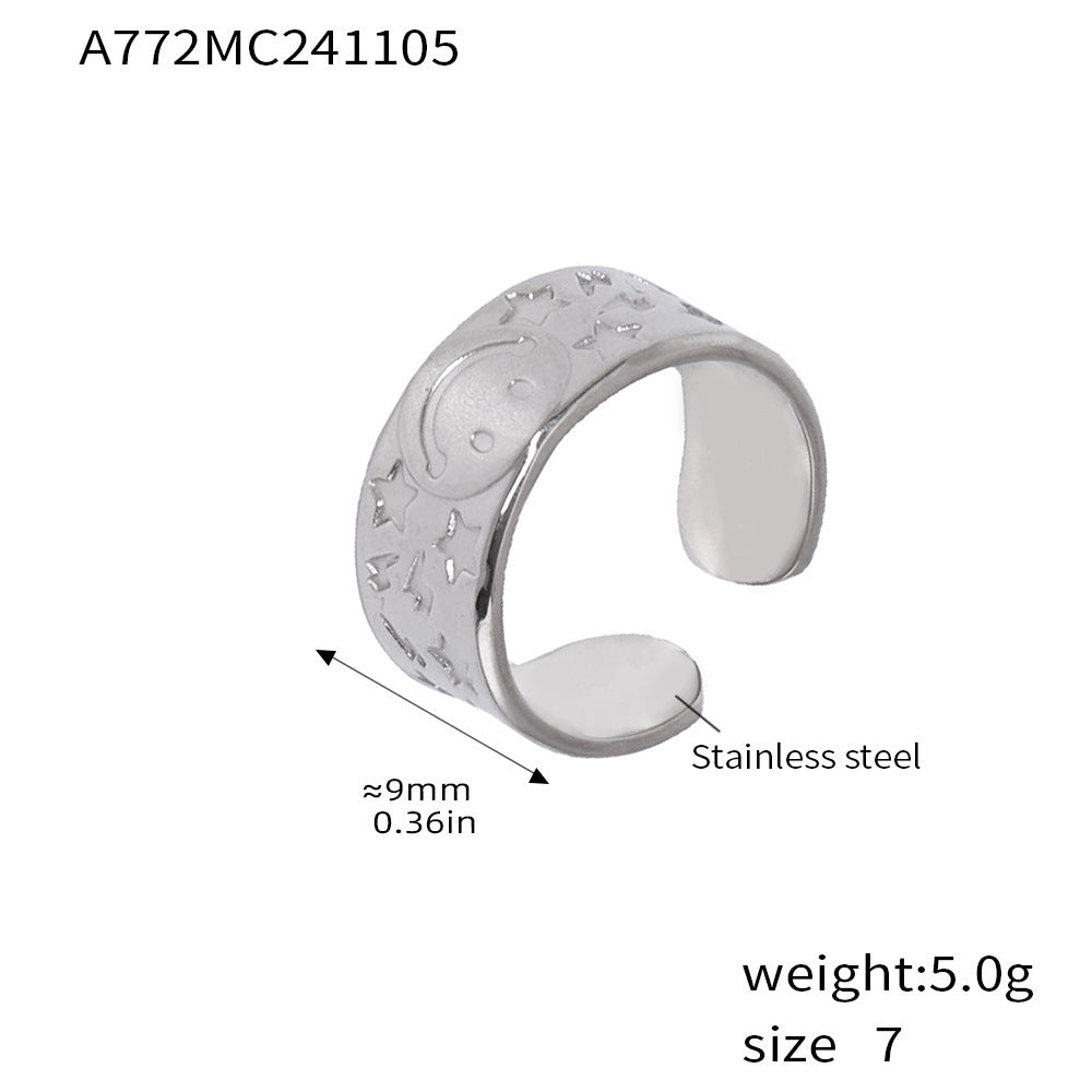 Fashion textured ring