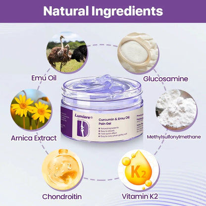 Lumiere® Curcumin & Emu Oil Pain Gel