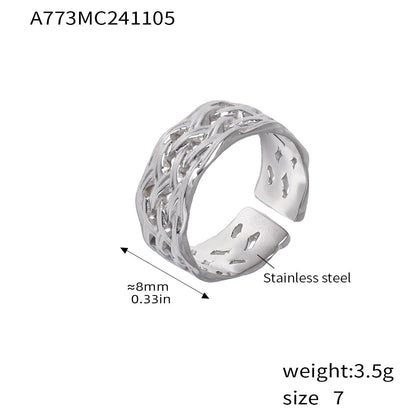 Fashion textured ring
