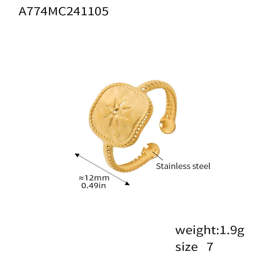 Fashion textured ring