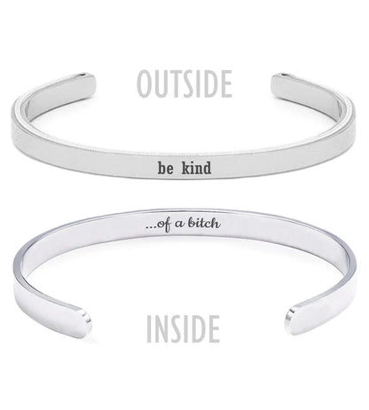 Be Kind Cuff Mantra Cuff Bracelet