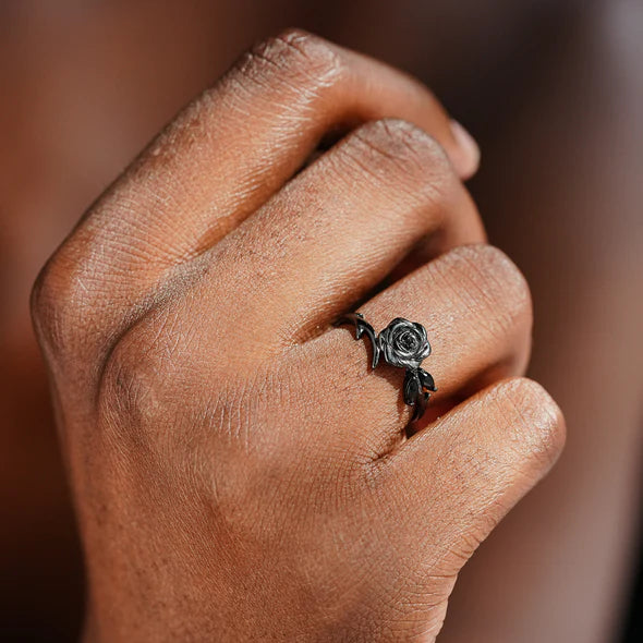 Black Rose Self-Love Ring