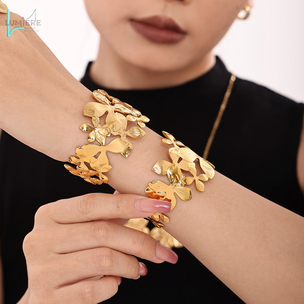 Flower Wide Open Bracelet