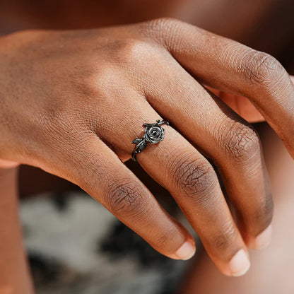 Black Rose Self-Love Ring