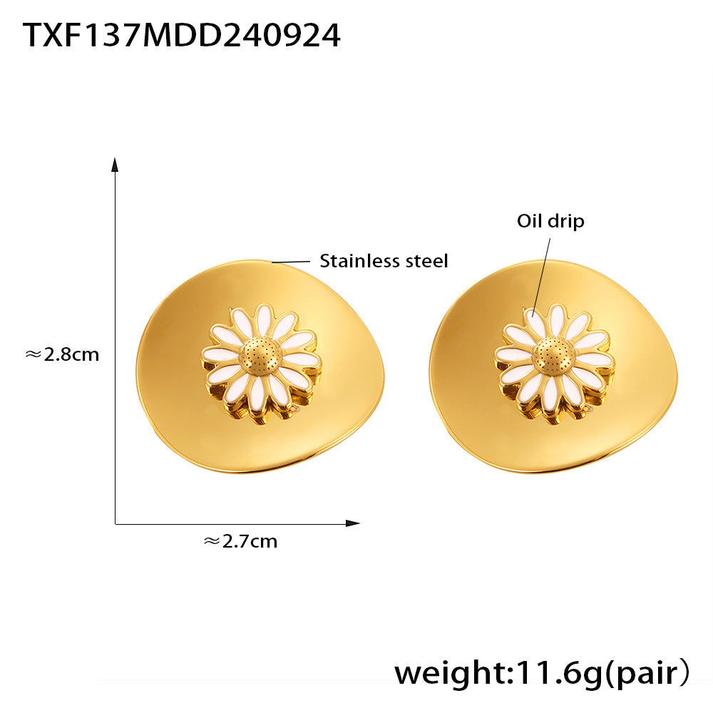 TXF137-Gold Earrings